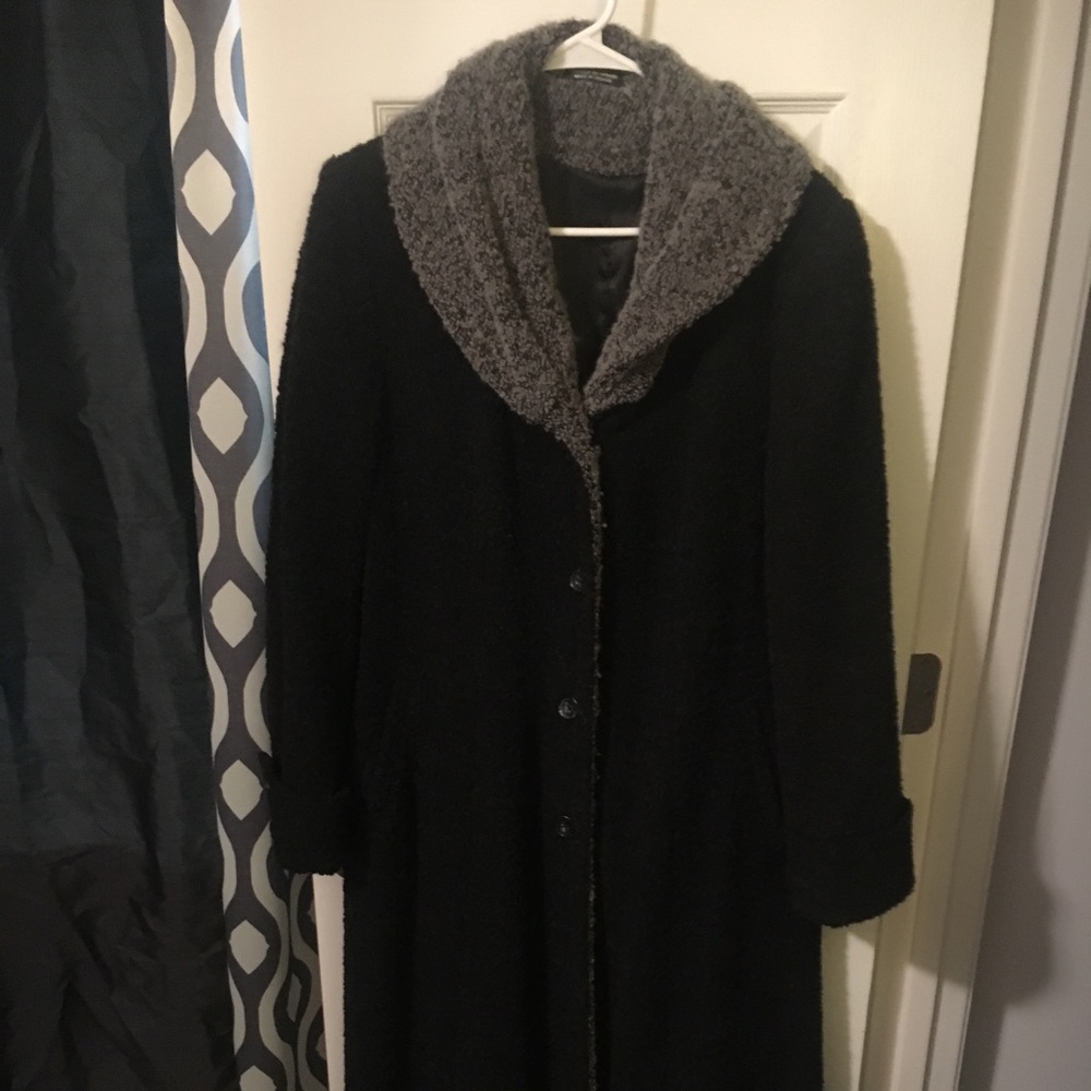 Vintage Full Length Curly Wool Jacket
